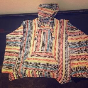 Rainbow Baja Hoodie by Earth Ragz